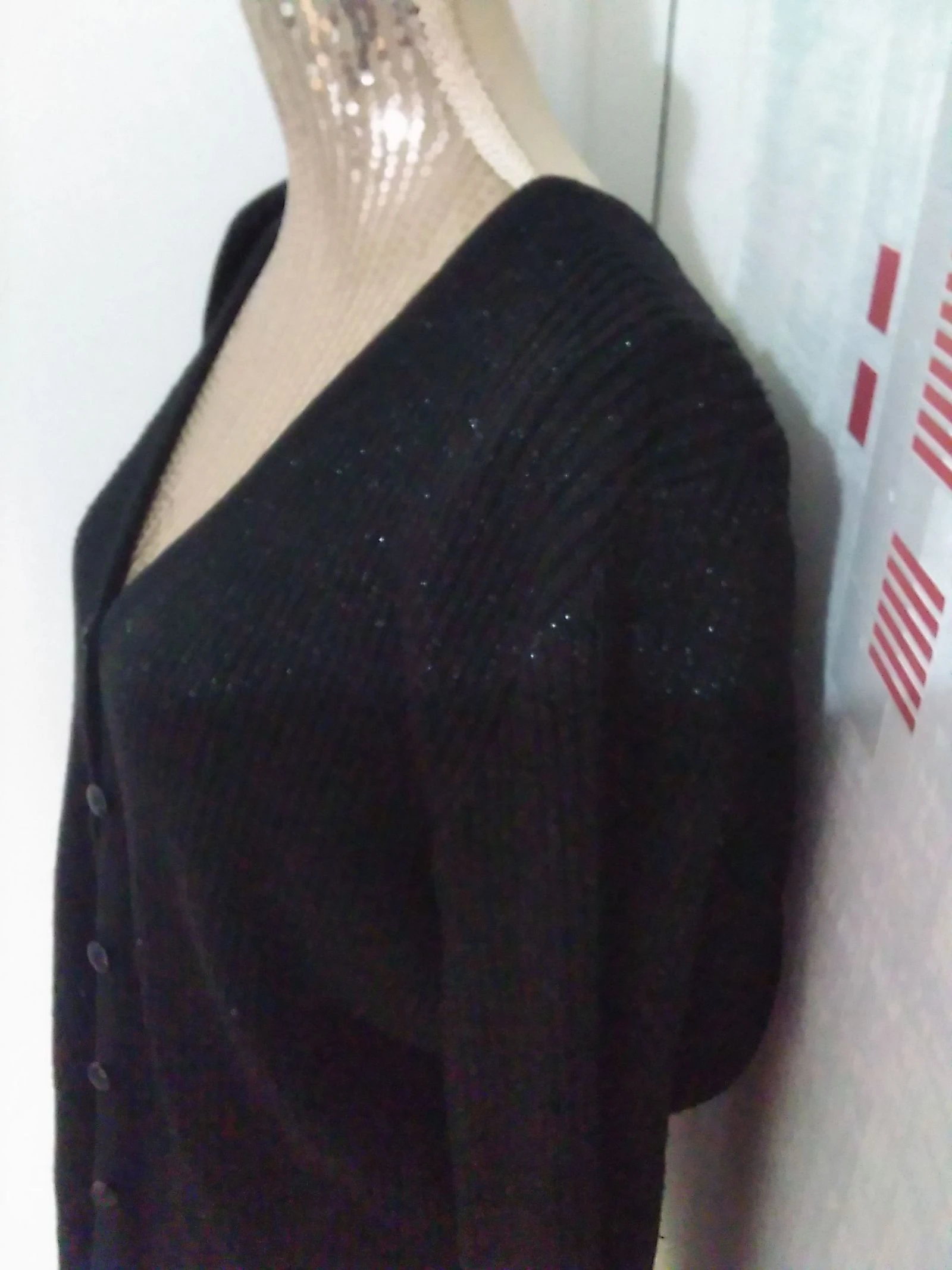 Chaleco negro y brillante – photo 3